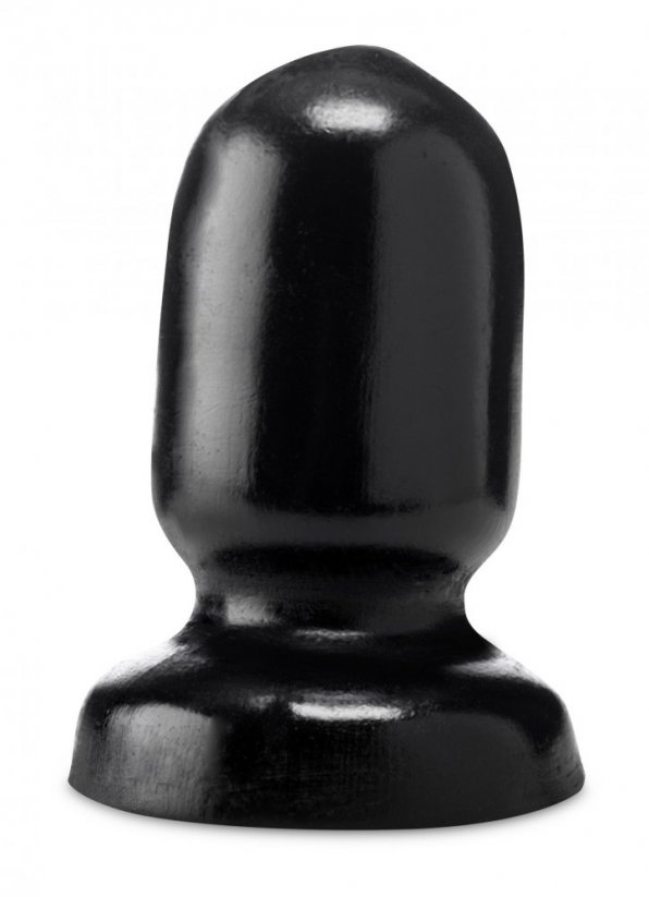 Černý anální kolík - HT04 (12 x 7 cm)