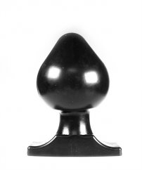 Černý anální kolík - All Black Plug XXL (16 x 11 cm)