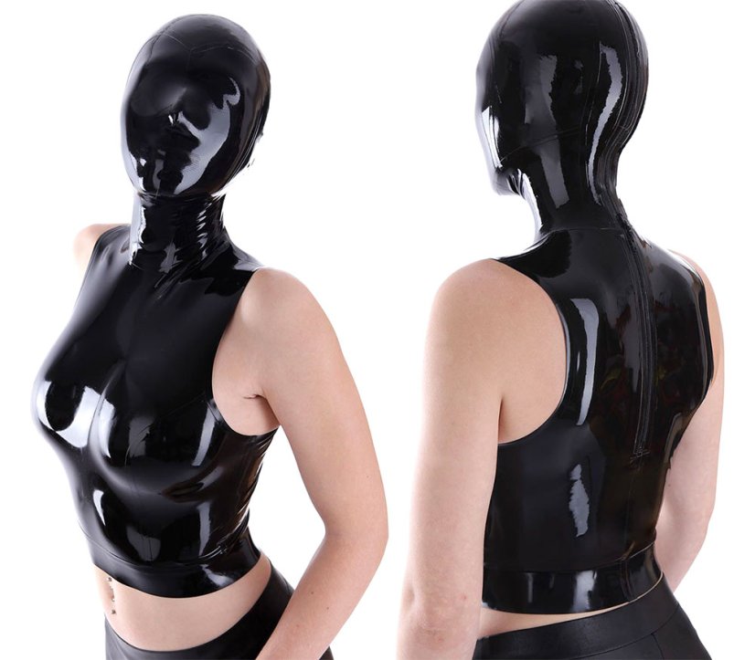 Latexový top s mikroperforovanou maskou