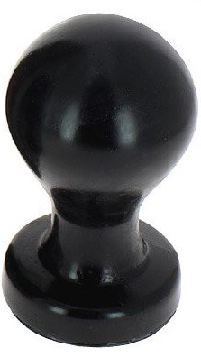 Černý anální kolík - HTP07 (10 x 6,3 cm)