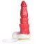 Monster Binux ejaculating dildo 20 x 5,5 cm - gb47643