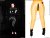 Inflatable latex pants
