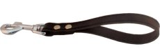 Krátké kožené vodítko s karabinou - gb21585
