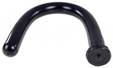 Černé hloubkové dildo - King Cobra Spitting (86 x 5,5 cm)