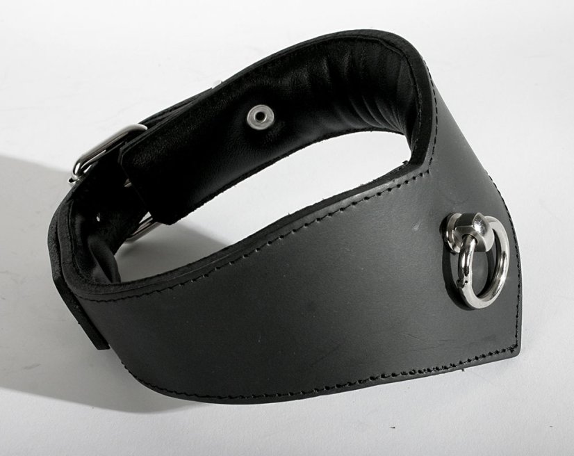 Kožený obojek do špičky