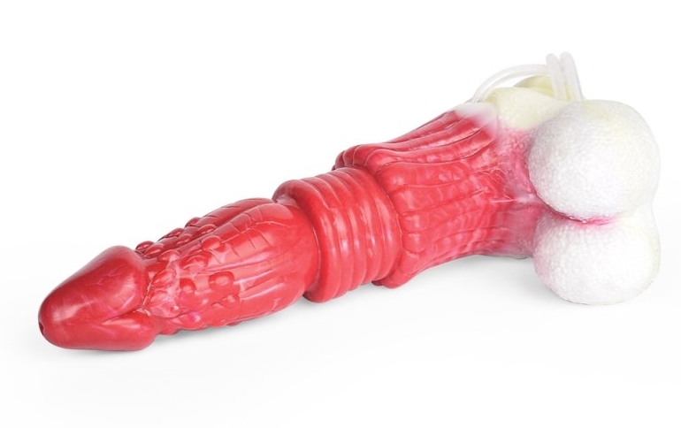 Monster Binux ejaculating dildo 20 x 5,5 cm - gb47643