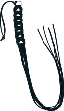 Kožené dôtkypre s pletenou rukoväťou (77 cm)