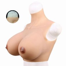 Silikónové prsia B (vatová výplň) - štandardná farba