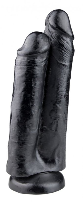 Černé dildo - Ali & Matt (22 x 8,5 cm) - gb22108