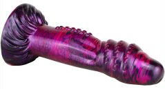 Dildo Fantasy Croq 19 x 5 cm Purple-Black - gb45110