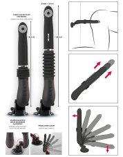 Mini sex machine with suction cup - details Mini sex machine with suction cup - details
