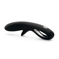 Silicone dildo for electrosex, with a clitoral nub