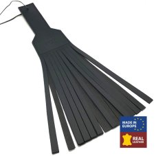 Frayed leather paddle