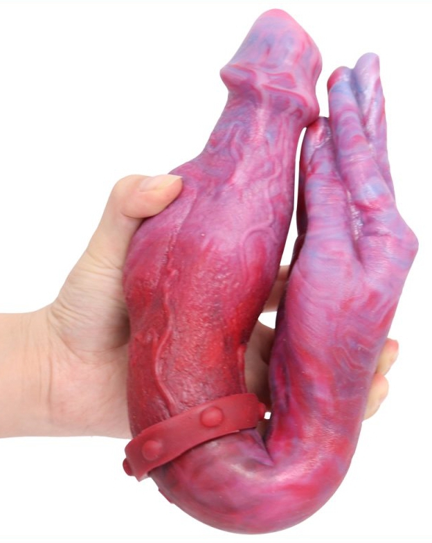 Double Dildo Hand Monster 42 x 6 cm - gb41963