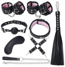 BDSM sada Hemming černo-růžová BDSM sada Hemming černo-růžová
