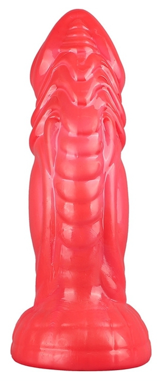 Fantasy Snaky Dildo 17 x 5,5 cm Red - gb31135