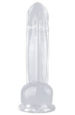 Transparent dildo Kolk M 14 x 4,5 cm - gb27810