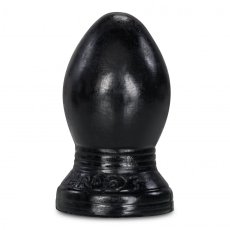 Černý anální kolík - PLU107 (11 x 6,5 cm)