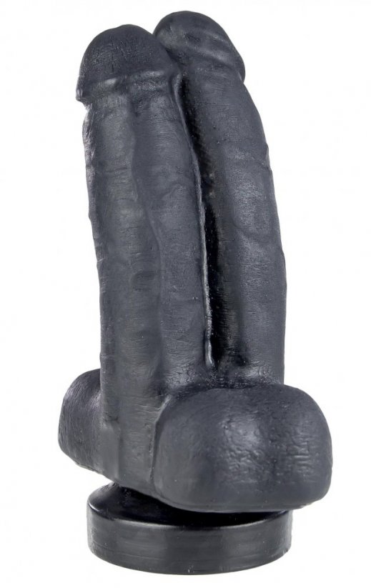 Černé dildo - Tim & Rod (16 x 8 cm)