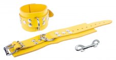 Leather Restraints "The Red" Yellow - gb14002