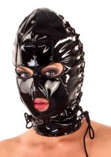 Laková maska s bočným šnurovaním
