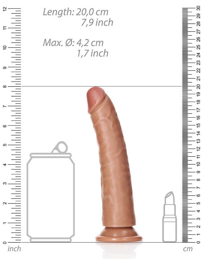 Slim Dildo RealRock 18 x 4,2 cm Latino - gb44866