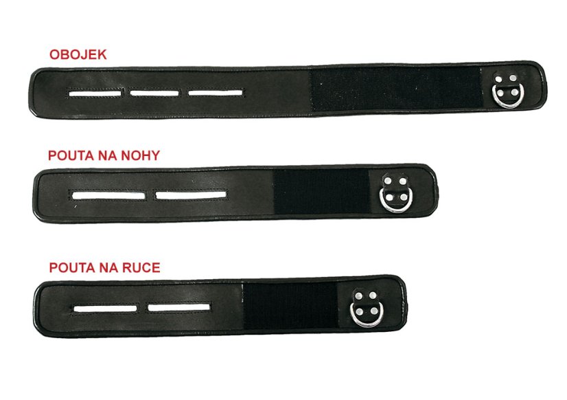 Kožená poutací sada na suché zipy - porovnání délek