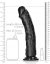 Mega Curved Dildo RealRock 25 x 5,6 cm Black - gb44404