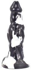 Dildo Wolorz 20 x 6 cm Black-White - gb14427