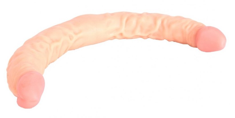 Double dildo Cox U shape 40 x 3,8 cm - gb23444