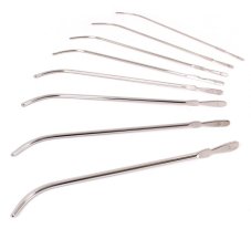 Sada 8 dilatátorů z nerezové oceli (3 - 7 mm)