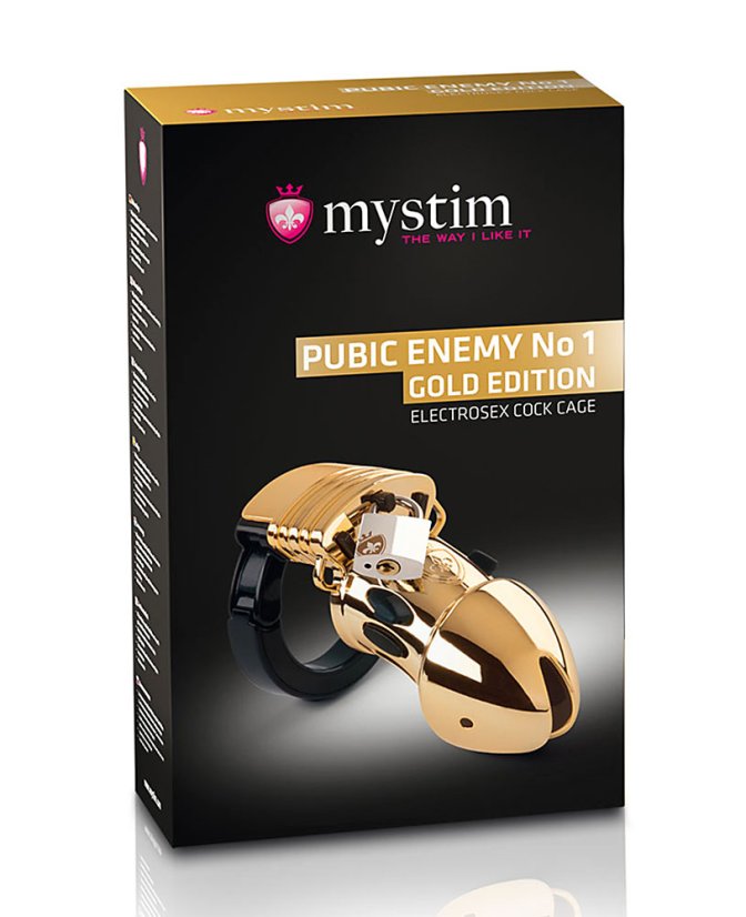 Opasok cudnosti pre mužov - Pubic Enemy No 1 - Gold Edition - balenie