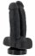 Černé dildo - Raider (16 x 8 cm) - gb23625