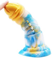 Dildo Nox 18 x 6 cm Gold-Blue - gb33547