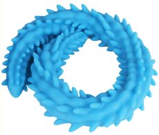 Double Dildo Scolop M 50 x 4 cm Blue - gb44578