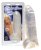 Transparent dildo with balls