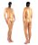 Men's latex catsuit with a rear zipper
