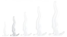 Anální kolík - Lieps transparent M 18 x 4 cm - gb42620