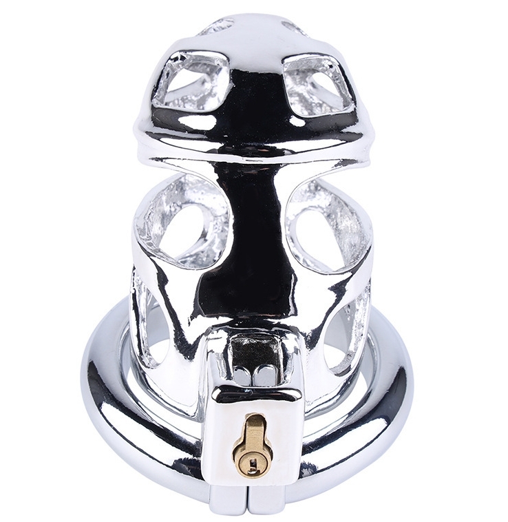 Kovový pás cudnosti Lock Love 9 x 3,5 cm - L