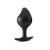 Silicone anal plug for electrosex - size S, vibrating
