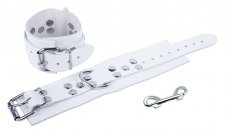 Leather Restraints "The Red" White - gb14003