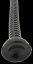 Černé dildo - Savana (46 x 3,2 cm) - gb17708