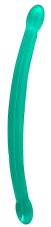 Double Crystal RealRock dildo 42 x 3,2 cm Green - gb44444