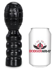 Černé dildo - Mills Bomb - Granát (19 x 6 cm)