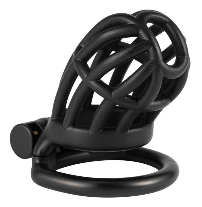 Pánsky pás cudnosti - Slutypig čierny (8 x 3,3 cm)