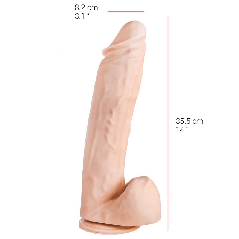 Dildorama XXL Dildo 28 x 8,2 cm Flesh - gb13240