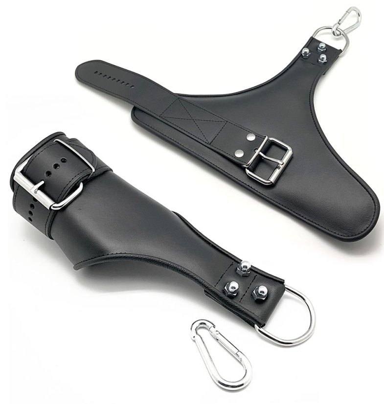 Kožená zavěšovací pouta na ruce