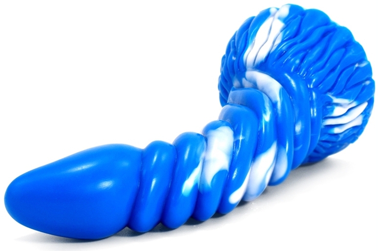 Arkan Dildo 18 x 5 cm Blue-White - gb33572