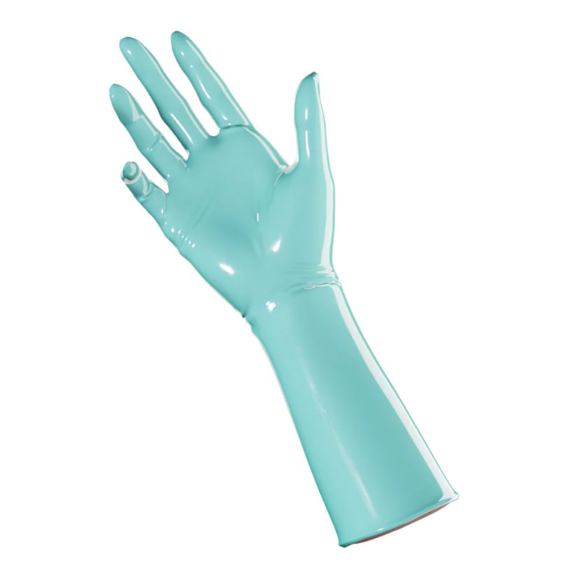 Latexové rukavice UniqDsn - farba jade