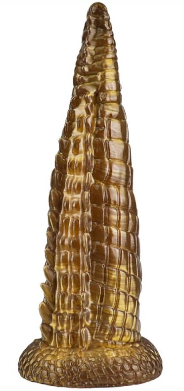 Monster Dicknosaur Dildo M 20 x 5,5 cm Gold - gb40072